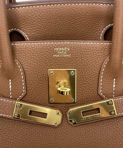 Alternative view of Hermes Birkin 30 Gold Togo